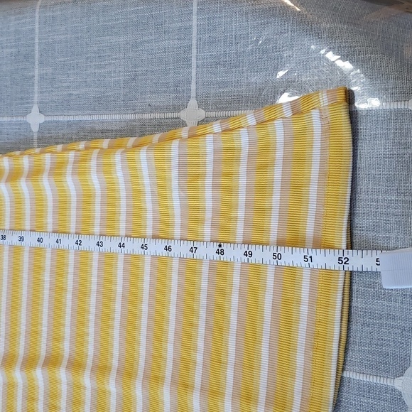 Nwt Zara Yellow Striped Maxi racerback Dress, Size S - Picture 9 of 13